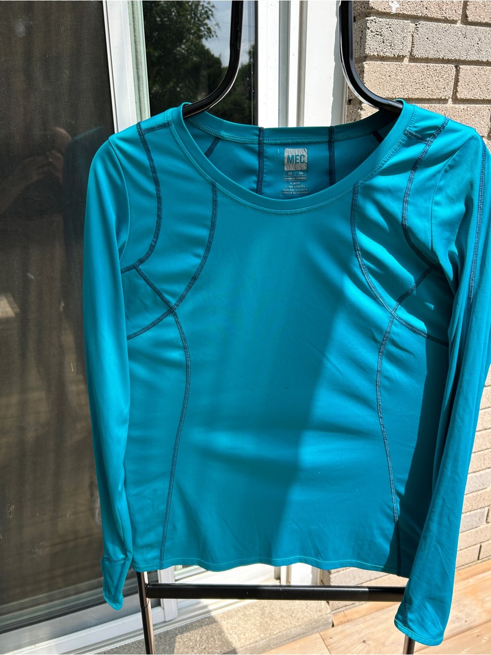 MEC Teal Long-Sleeve Performance Top